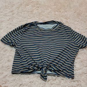 ⭐3 for $15 SALE!⭐ Striped crop top -- size large